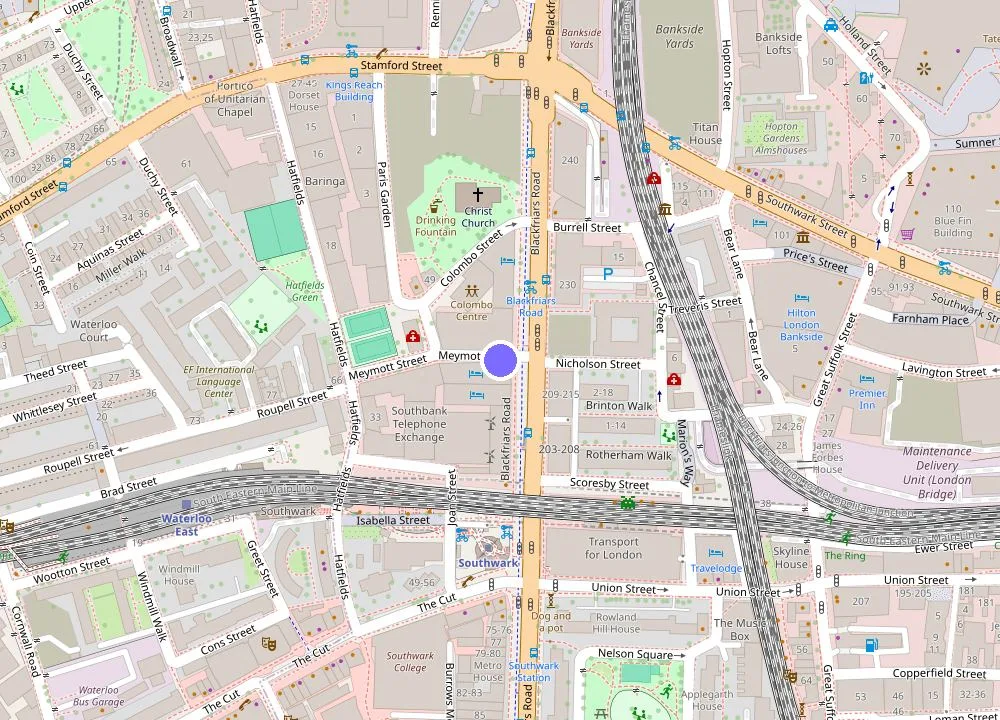 Map: ibis London Blackfriars